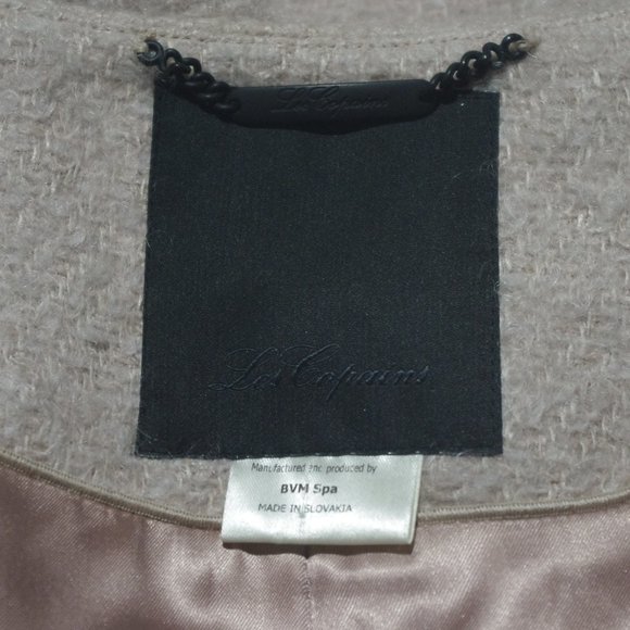 Les Copains Pink Teddy Jacket with Minimalist Design - Picture 5 of 7